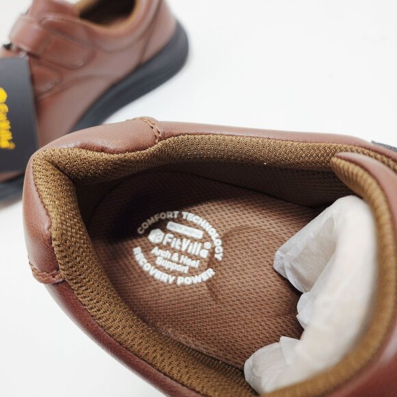 FitVille BriskWalk Elite V3 Womens Chestnut Sneakers - Size 10.5EW - Comfortable - Picture 8 of 15